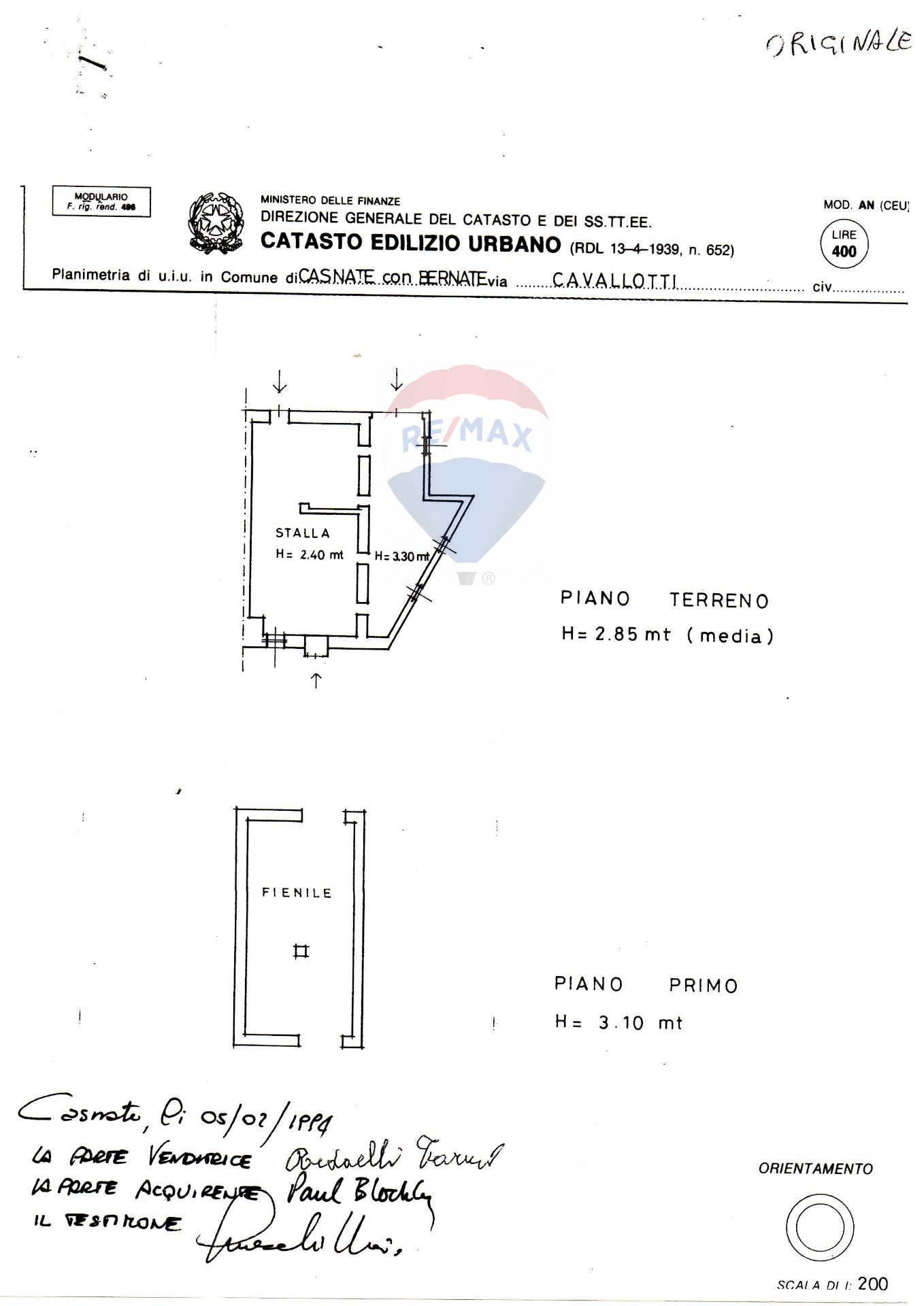 Rustico - Cascina CASNATE CON BERNATE vendita    RE/MAX Essenza