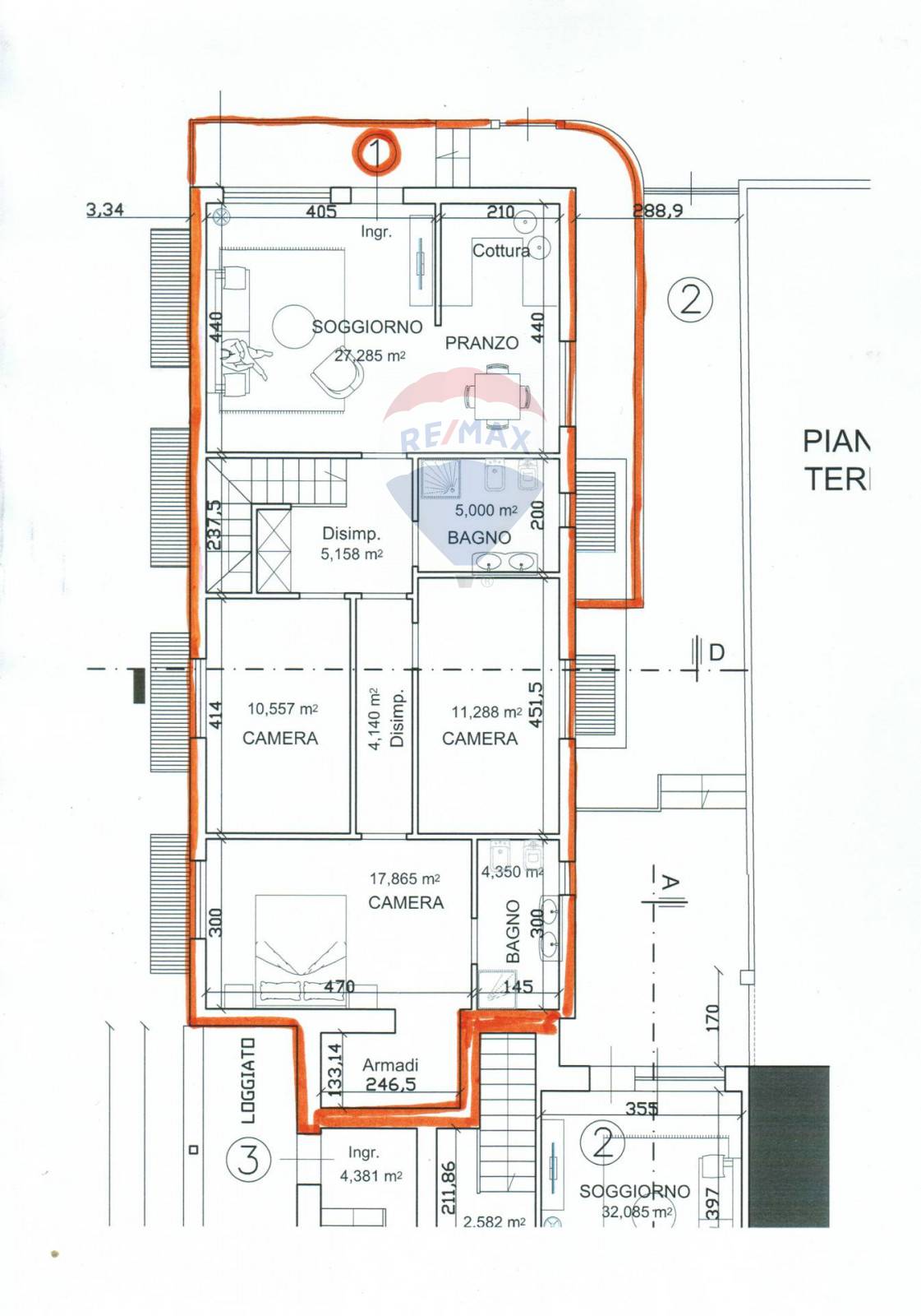  viareggio vendita quart: don bosco re/max diamante