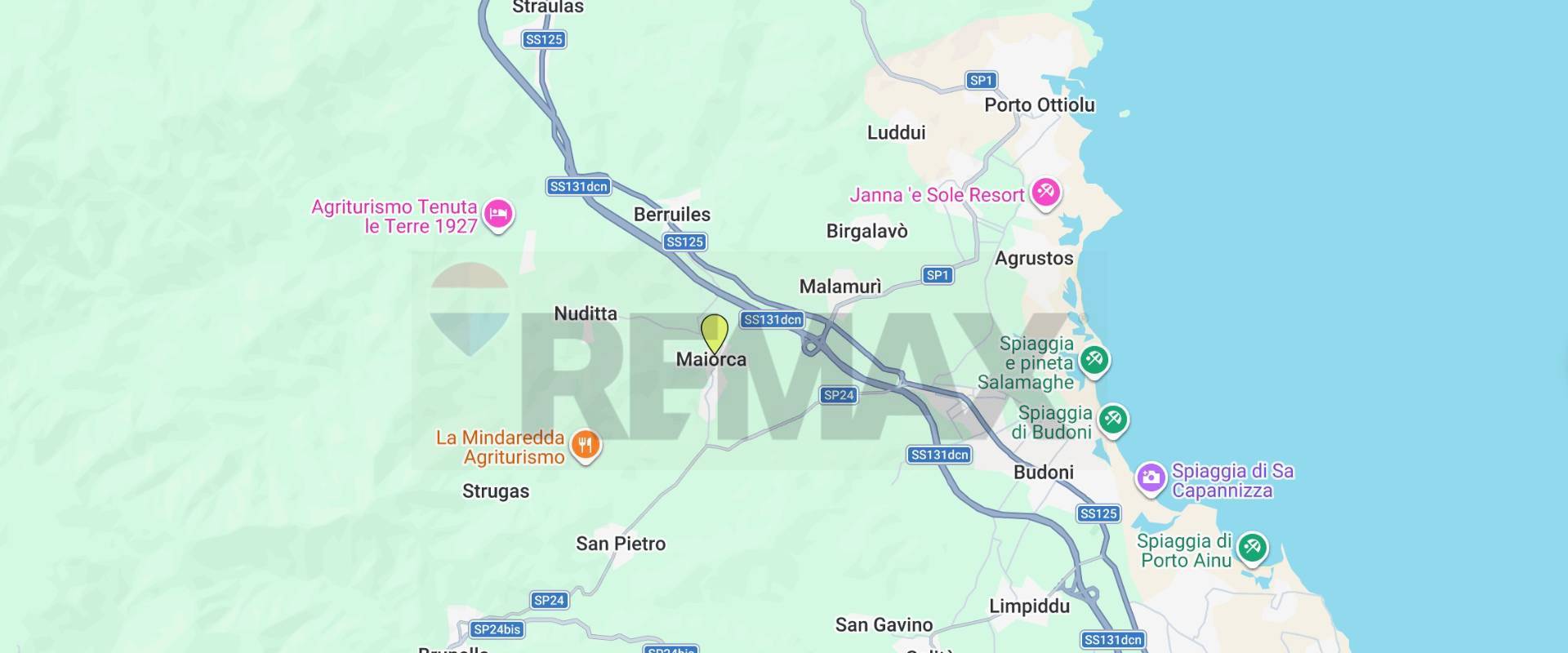 Posizione della mappa