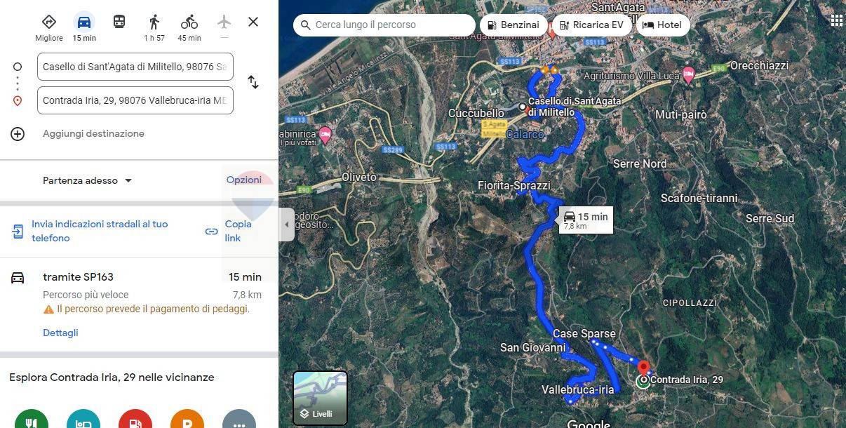 Posizione della mappa